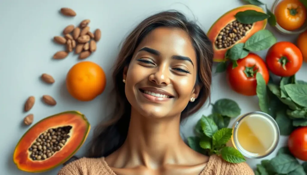 ग्लोइंग स्किन के लिए क्या खाएं