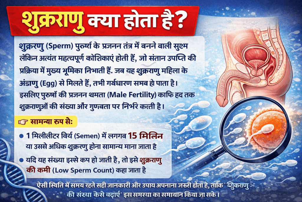 शुक्राणु की संख्या कैसे बढ़ाएं